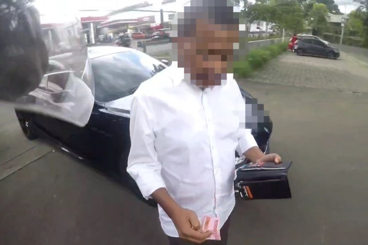 Aksi Polisi di Bogor Tolak Suap Viral, Ungkap Pelanggaran Pelat Nomor hingga STNK Mati