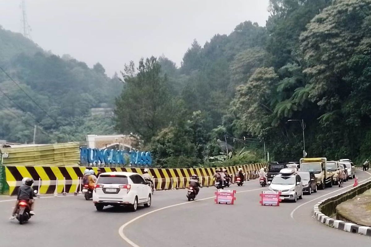 Update Lalu Lintas Jalur Puncak, Berlaku One Way Arah Jakarta