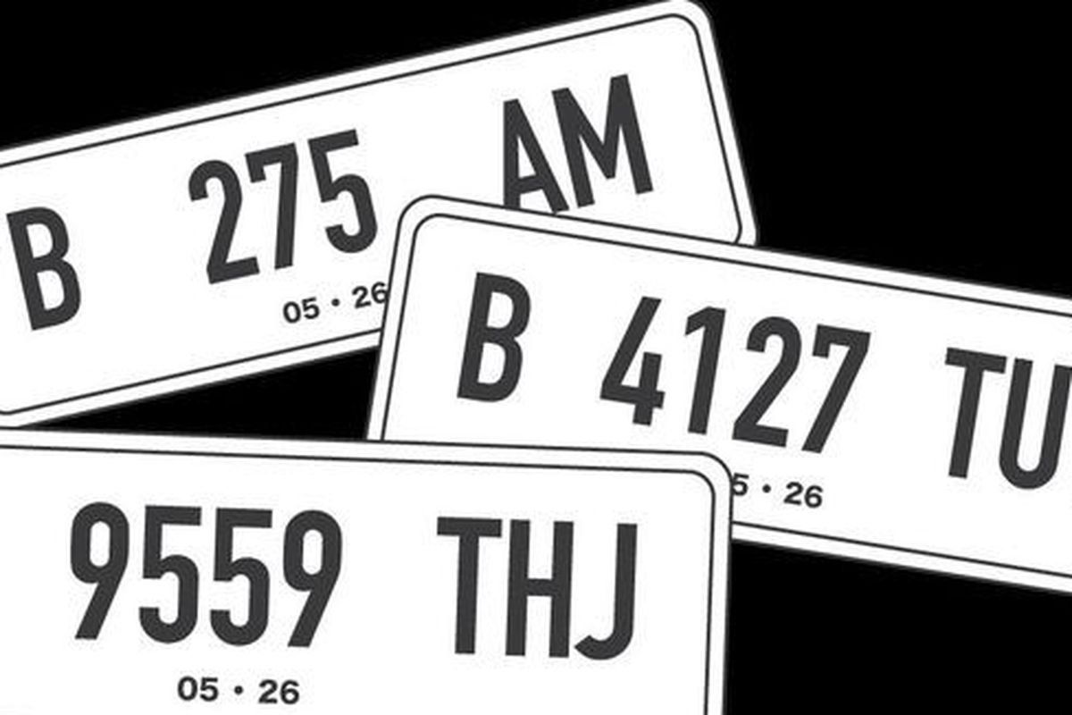 Segini Tarif dan Syarat Resmi Bikin Pelat Nomor Cantik