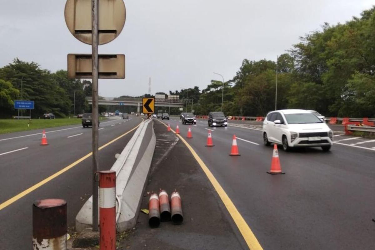 Lalu lintas Normal, Contraflow di Tol Jagorawi Arah Puncak Dihentikan