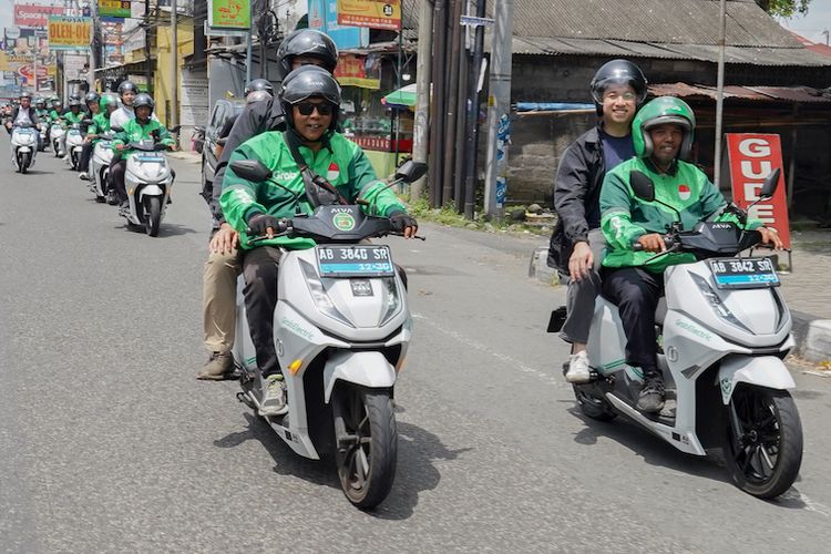 Grab Yogyakarta Pakai 250 Unit Motor Listrik Alva N3