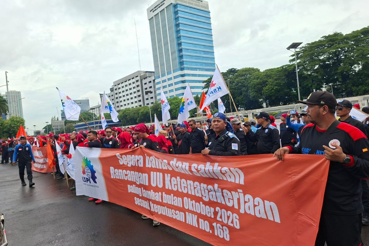 Ada Demo Buruh Hari Ini, Simak Ruas Jalan Alternatif