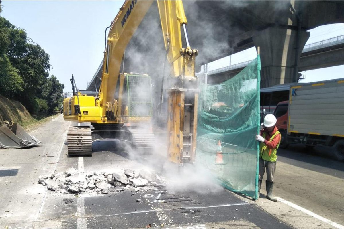 Awas Macet, Ada Perbaikan Jalan di Tol Jakarta-Cikampek