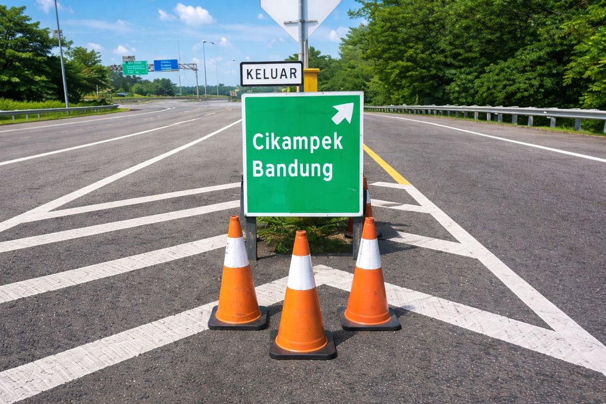 One Way Nasional Berlaku, Arah Bandung Diimbau Keluar di Km 72