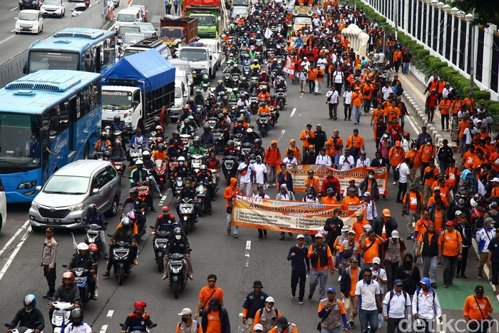 Awas Macet Demo Buruh Hari Ini, Ada Penutupan Jalan?