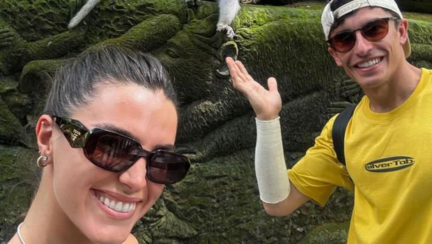 Ajak Pacar ke Indonesia, Marquez Batal Liburan di Lombok Gara-gara...