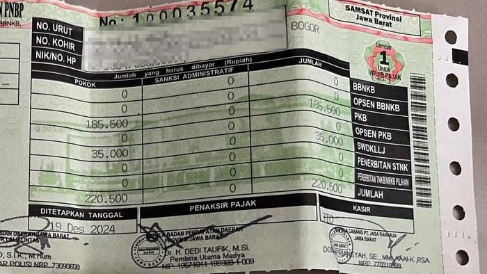 Urus STNK Tanpa KTP Pemilik Lama Cuma Buat Perpanjang Tahunan