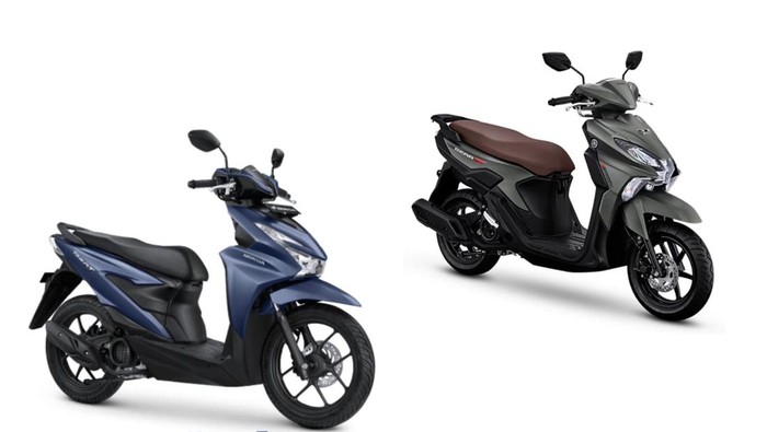 Honda, Yamaha, Harga Honda BeAT dan Yamaha Gear Ultima Oktober 2025