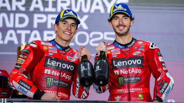 Dituding Tak Akur dengan Marquez, Bagnaia Jawab Begini