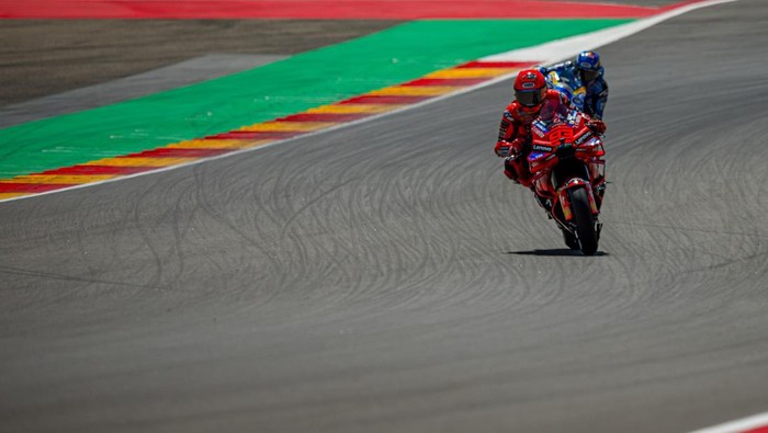 MotoGP, Marquez, Hasil MotoGP Aragon 2025: Marquez Berpesta, Pecco Akhirnya Podium Juga
