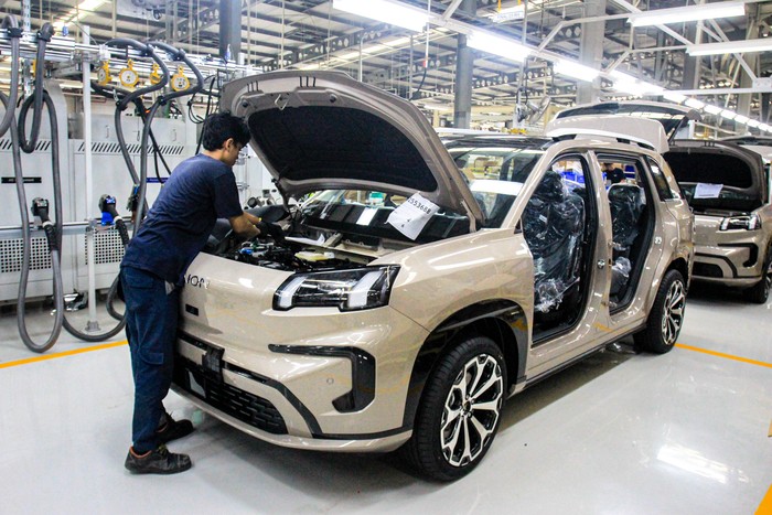 Ini Tahapan Produksi Mobil di Pabrik GAC AION Purwakarta