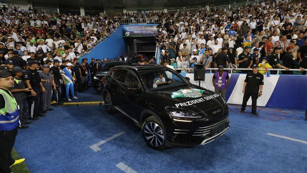 Segini Harga Mobil BYD Buat Pemain Timnas Uzbekistan, Hadiah dari Presiden Shavkat