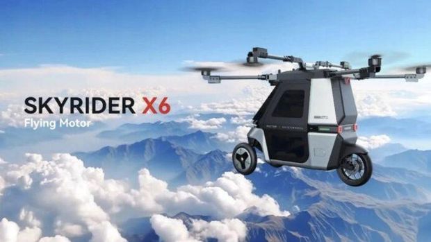 China Bikin Motor Terbang, Bisa Melayang 20 Menit di Udara