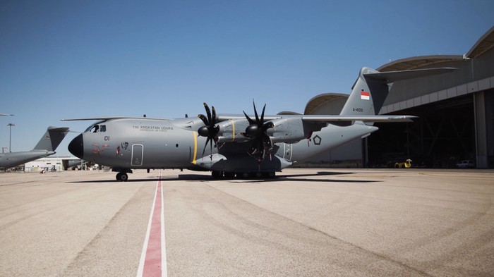 Gagah! Ini Penampakan Pesawat Airbus A400M Pesanan TNI AU
