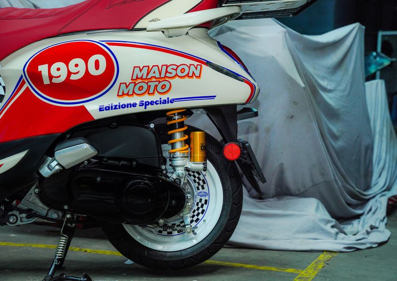 Tampil Beda, Yamaha Grand Filano Ini Dimodifikasi Nuansa Vintage-Rally