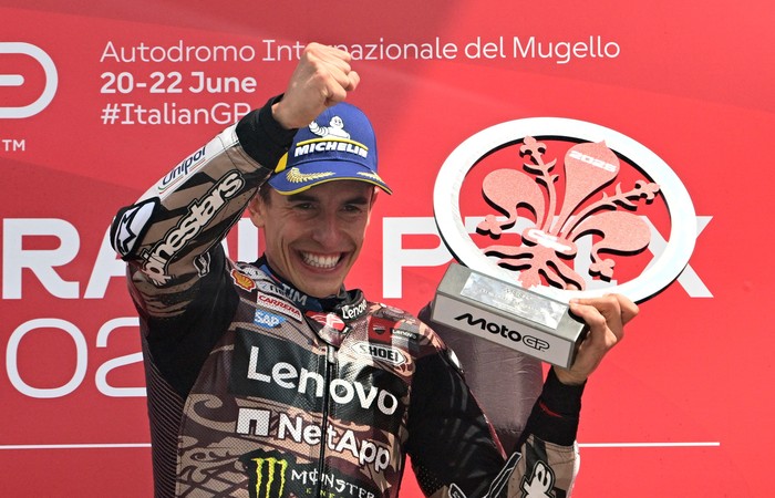 MotoGP, Marquez, Disoraki Penonton saat Menang MotoGP Italia, Marquez Bilang Begini