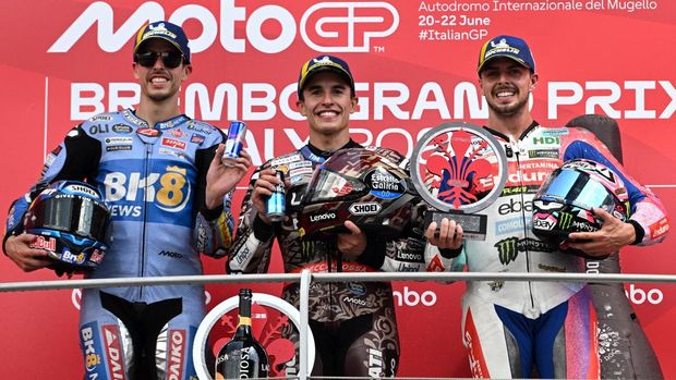 MotoGP, Marquez, Klasemen Pebalap Usai MotoGP Italia 2025, Ada yang Bisa Lawan Marquez?