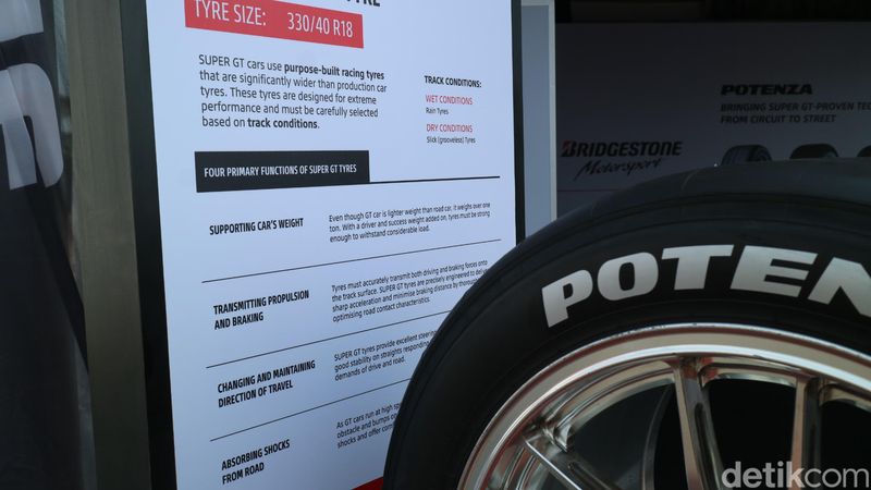 Kawal Balapan SuperGT, Ternyata Ini Kelebihan Ban Bridgestone Potenza Racing