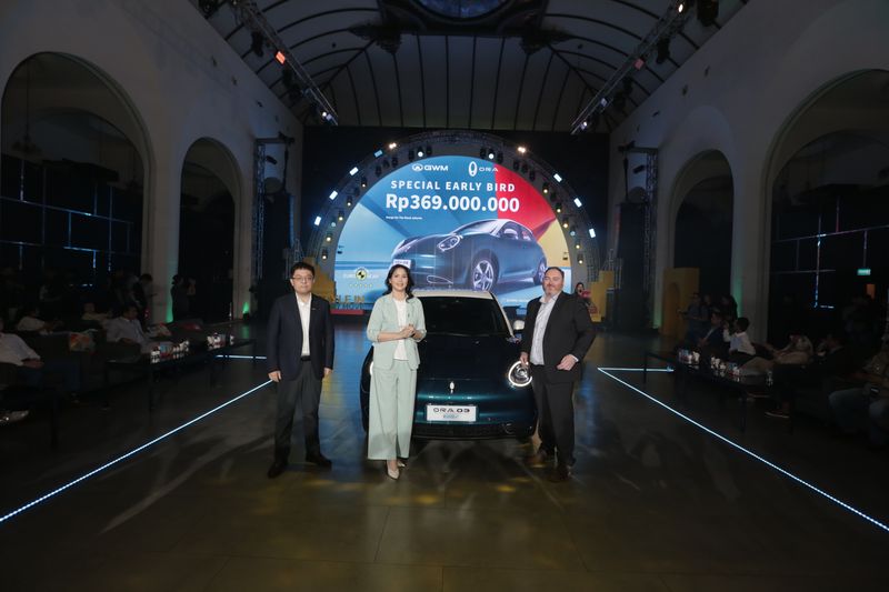 GWM Luncurkan Mobil Listrik Gaya Retro-Futuristik ORA 03, Harga Rp 379 Juta