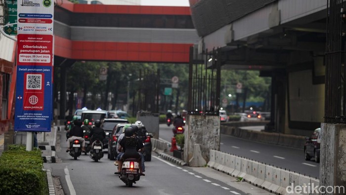 Catat Ya! Hari Ini 32 Jalanan Jakarta Ditutup