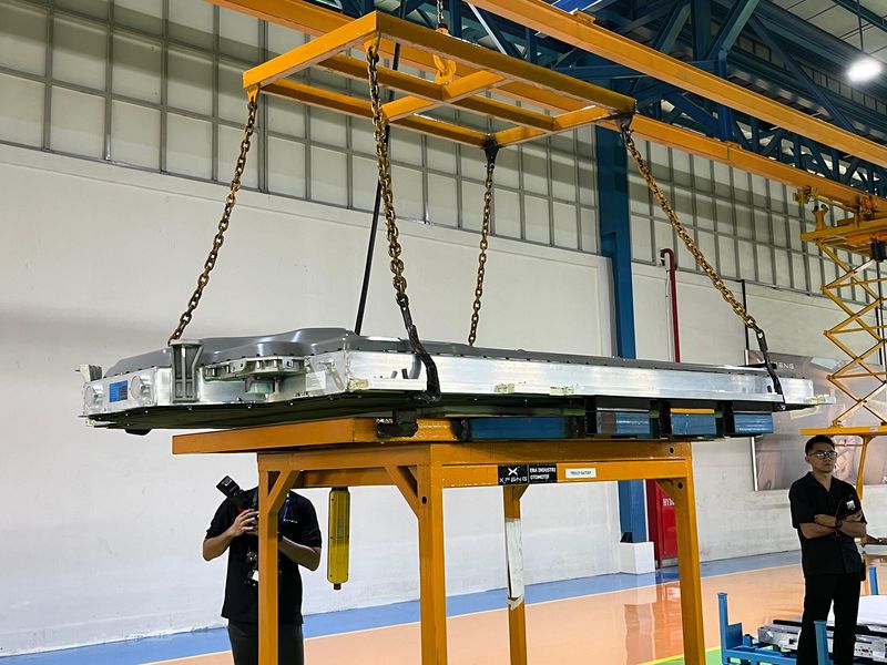 Xpeng, Mobil Listrik Xpeng yang Dirakit di Purwakarta Pakai Baterai Buatan Lokal