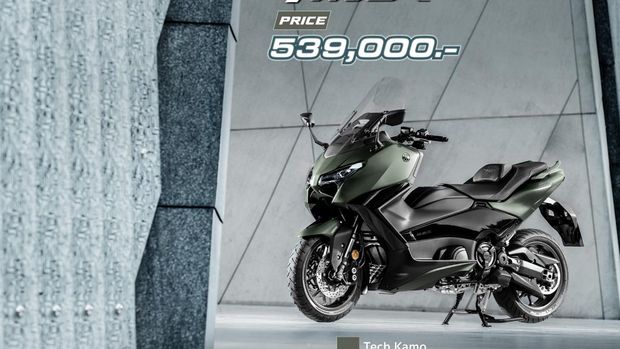 Kasta Tertinggi Motor Matic Meluncur, Yamaha Tmax versi 2025