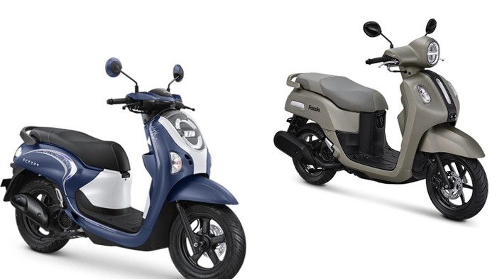Honda, Yamaha, Harga Honda Scoopy dan Yamaha Fazzio Mei 2026