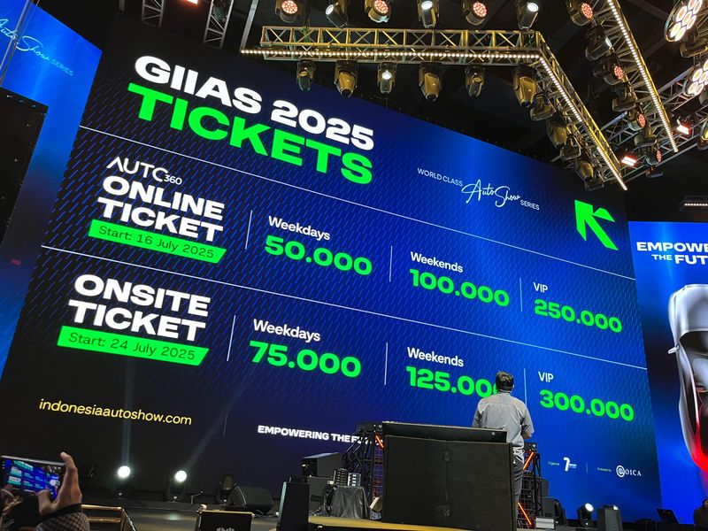 Harga Tiket GIIAS 2025, Beli Lebih Awal Cuma Rp 50 Ribu