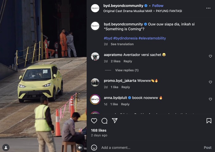 BYD, BYD Seagull, BYD Seagull Sudah Mendarat di Indonesia, Ganti Pakai Nama Atto 1?