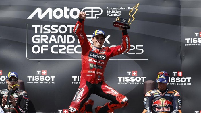 Klasemen Pebalap Usai MotoGP Ceko 2025, Marquez Makin Tak Terkejar