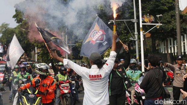 Ojol Demo Melulu di Jakarta, Grab Bilang Begini