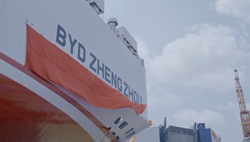 Mobil Listrik BYD, BYD, Kapal Jumbo Angkut Ribuan Mobil Listrik Bersandar di RI, Bukti Keseriusan BYD