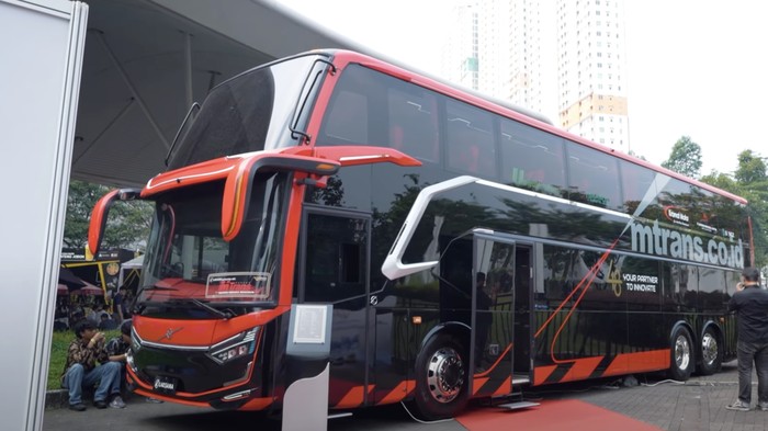 Intip Bus Tingkat Terbaru Laksana yang Cocok Buat Angkutan Lintas Pulau