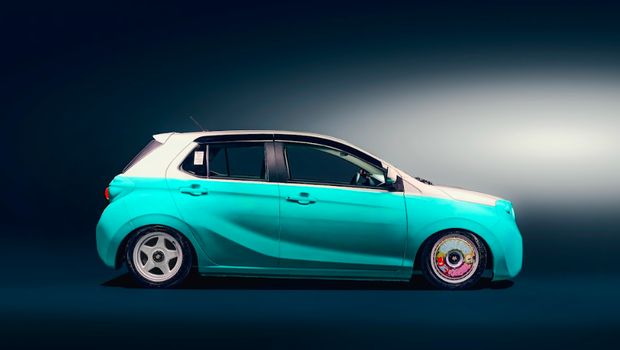 Bedah Modifikasi Daihatsu Ayla Bergaya Kalcer