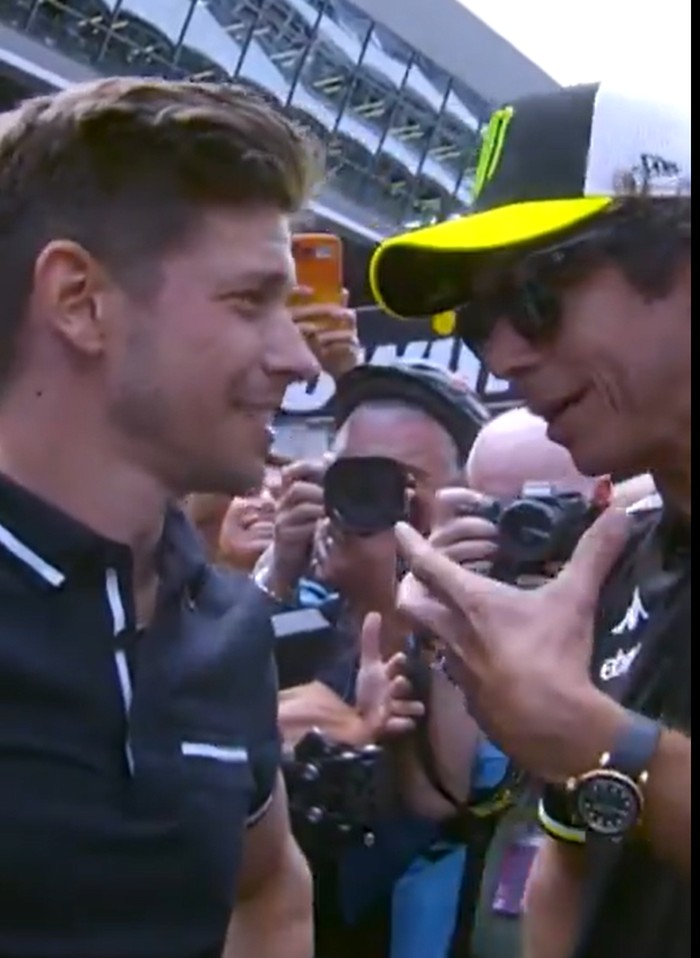MotoGP, Terungkap! Ini Isi Obrolan Rossi-Stoner saat Bertemu di MotoGP Austria