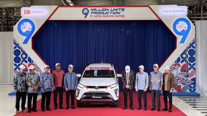 Daihatsu, Produksi Mobil Daihatsu di Indonesia: Tembus 9 Juta Unit!