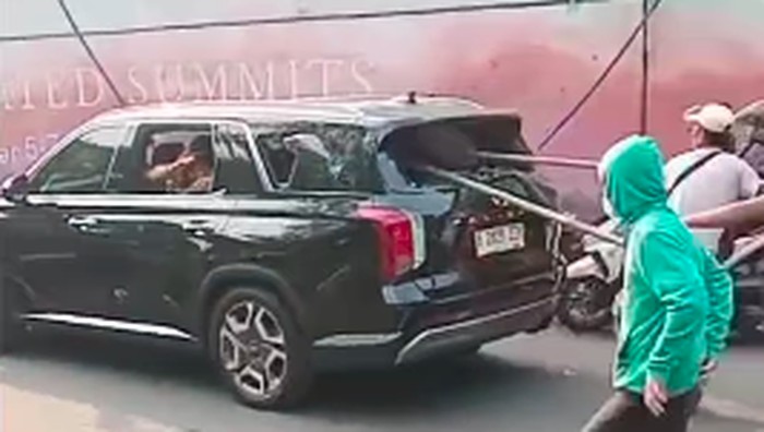 Hyundai, Hyundai Palisade, Nasib! Hyundai Palisade Pelat ZZH Diamuk Massa Demo, Bisa Klaim Asuransi?