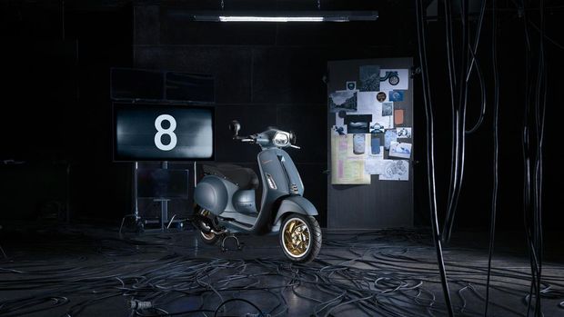 Vespa Officina 8 Meluncur di Indonesia, Intip Harganya