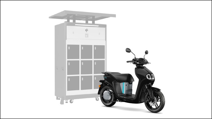 Yamaha, Yamaha Indonesia Mulai Studi Sistem Tukar Baterai Motor Listrik, Belum Dijual