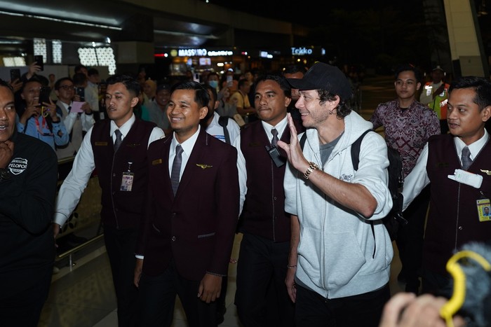 Momen Valentino Rossi Tiba di Indonesia: Ciao Indonesia, Ciao!