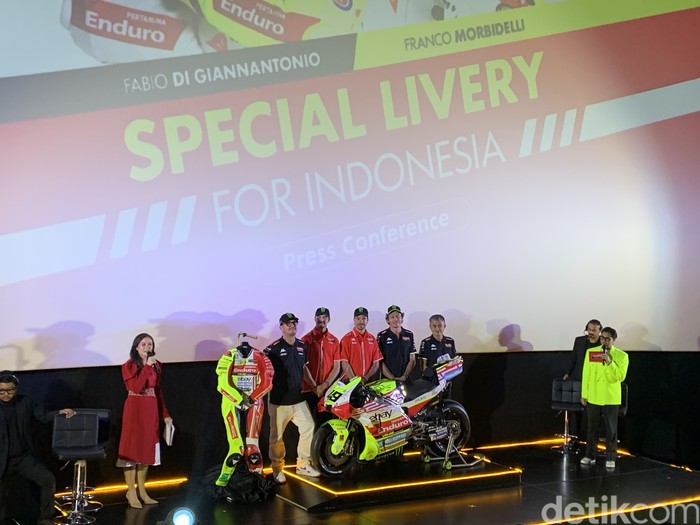 Tim Balap Rossi Pakai Livery Merah Putih-Batik buat Beraksi di Mandalika