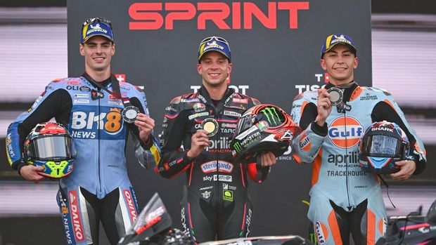 Klasemen MotoGP 2025: Bezzecchi Kudeta Bagnaia