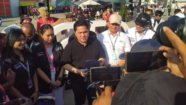 MotoGP, Rekor! Erick Thohir Klaim Penonton MotoGP Mandalika 2025 Tembus Segini