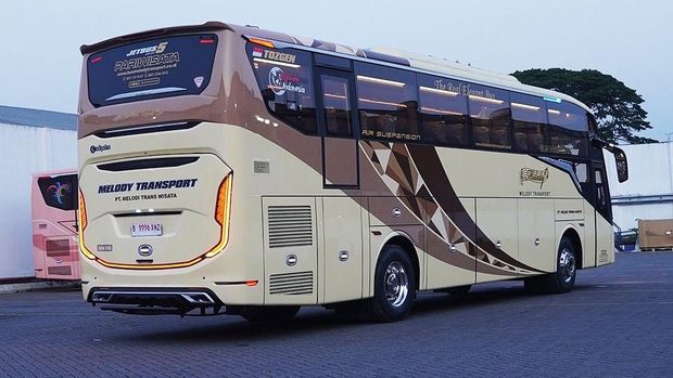PO Melody Transport Luncurkan Bus Baru, Speknya Mewah Banget