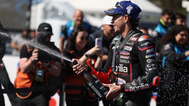 Sesal Bos Aprilia Gara-gara Jorge Martin Tak Bisa Tampil di Mandalika