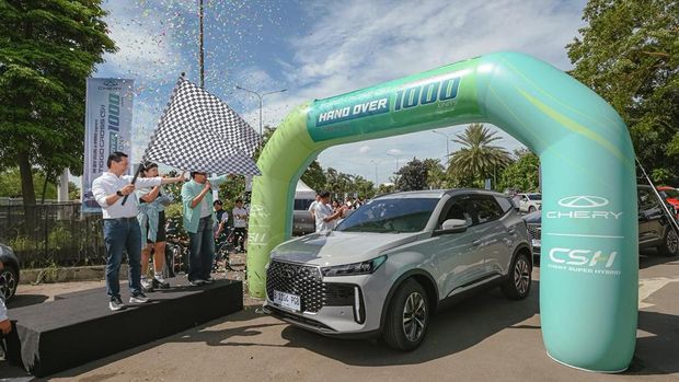 1.000 Chery Tiggo Cross CSH Hybrid Dikirim ke Garasi Konsumen Indonesia