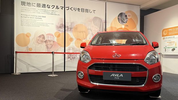 Daihatsu, Mobil LCGC Daihatsu Ayla Mejeng di Jepang