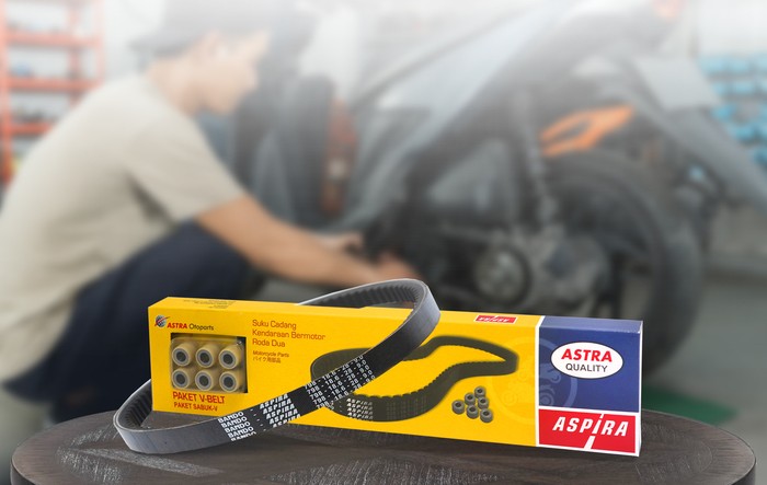 Tarikan Halus dan Awet, Ini Keunggulan V-Belt Aspira untuk Motor Matic