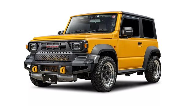 Suzuki , Suzuki Jimny, Toyota, Suzuki Jimny Ini Diubah Tampangnya Jadi Mirip Mobil Toyota
