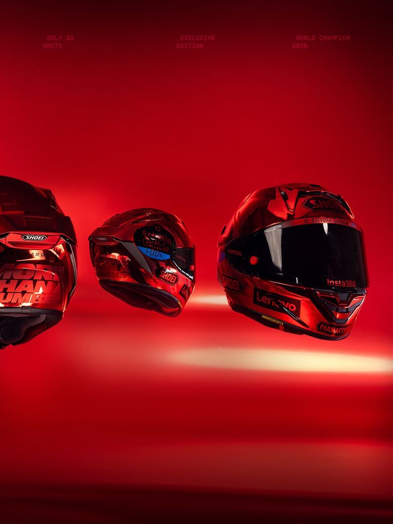 Helm Edisi Juara Marquez: Cuma Dibuat 93 Unit, Harganya Bikin Kaget!